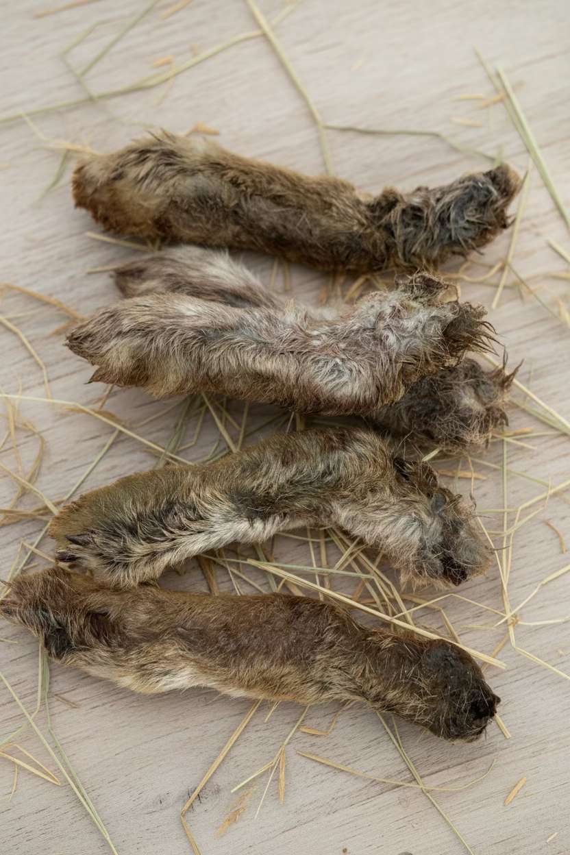 Wild Rabbit Feet - 4 Pack