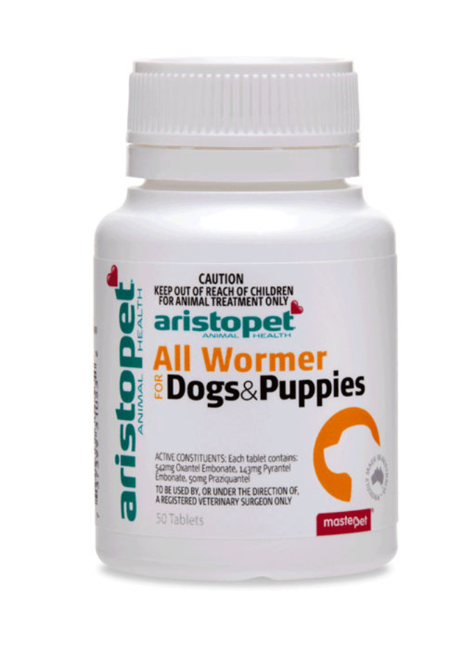 Aristopet All Wormer For Dog And Puppies-Masterpet-1 tablet-Shine Pets