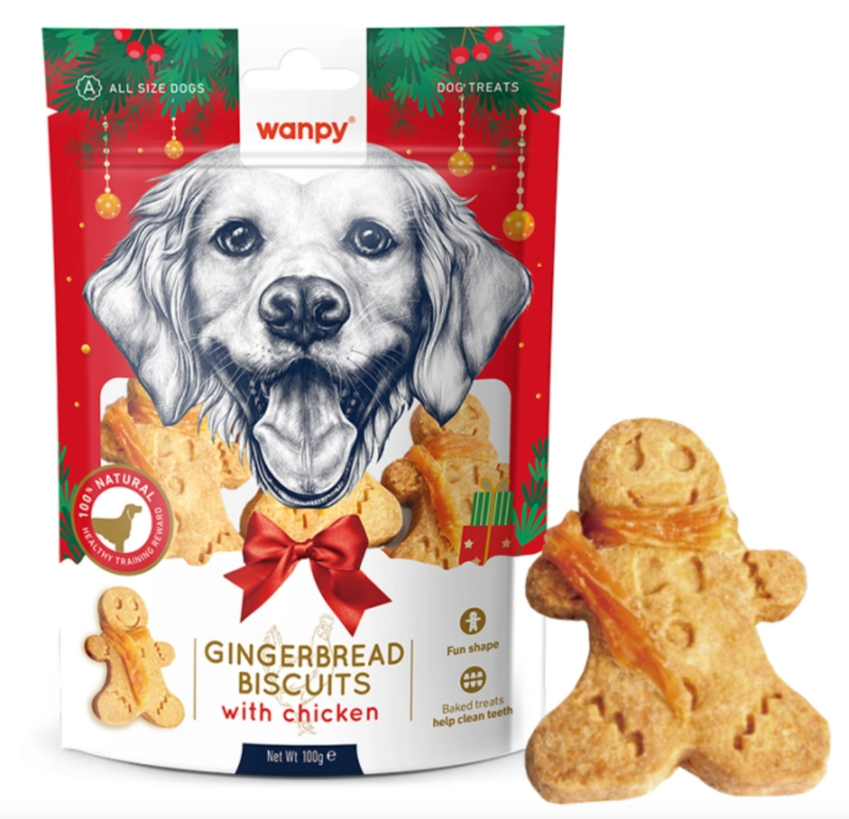 Wanpy Gingerbread Biscuits With Chicken 100g