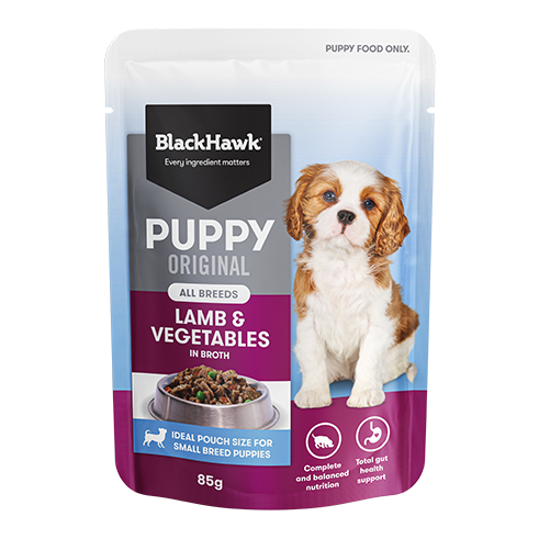 Black Hawk Original Puppy Lamb Wet Dog Food (10x 130gm)