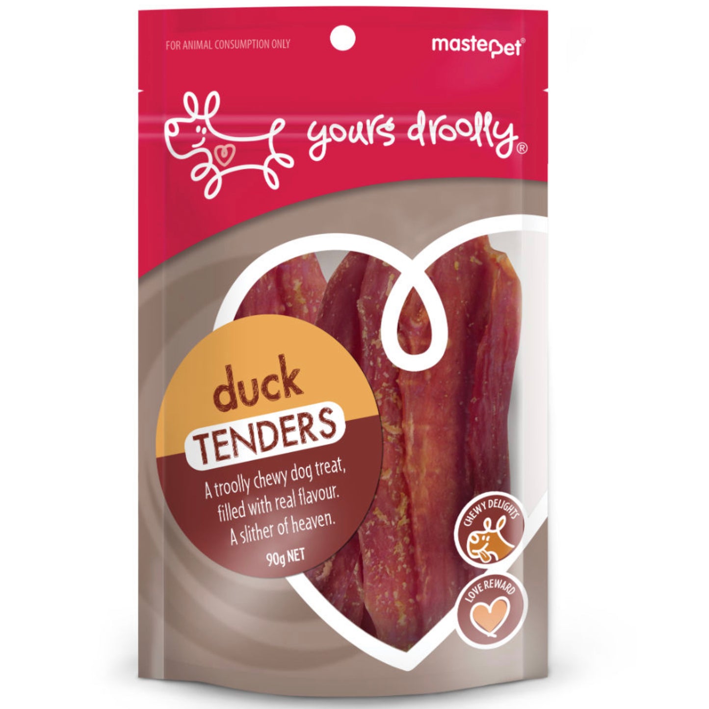 Yours Droolly Duck Tenders Dog Treats-Masterpet-450g-Shine Pets