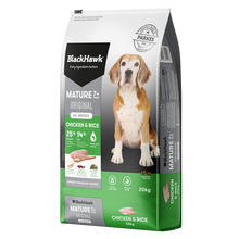 Black Hawk MATURE Dog Food - Chicken and Rice