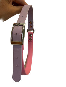 BioThane Dog Collar - Custom Two Colour with Single Width