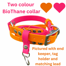 BioThane Dog Collar - Custom Two Colour with Single Width