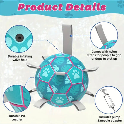 Inflatable Football with tabs 20cm