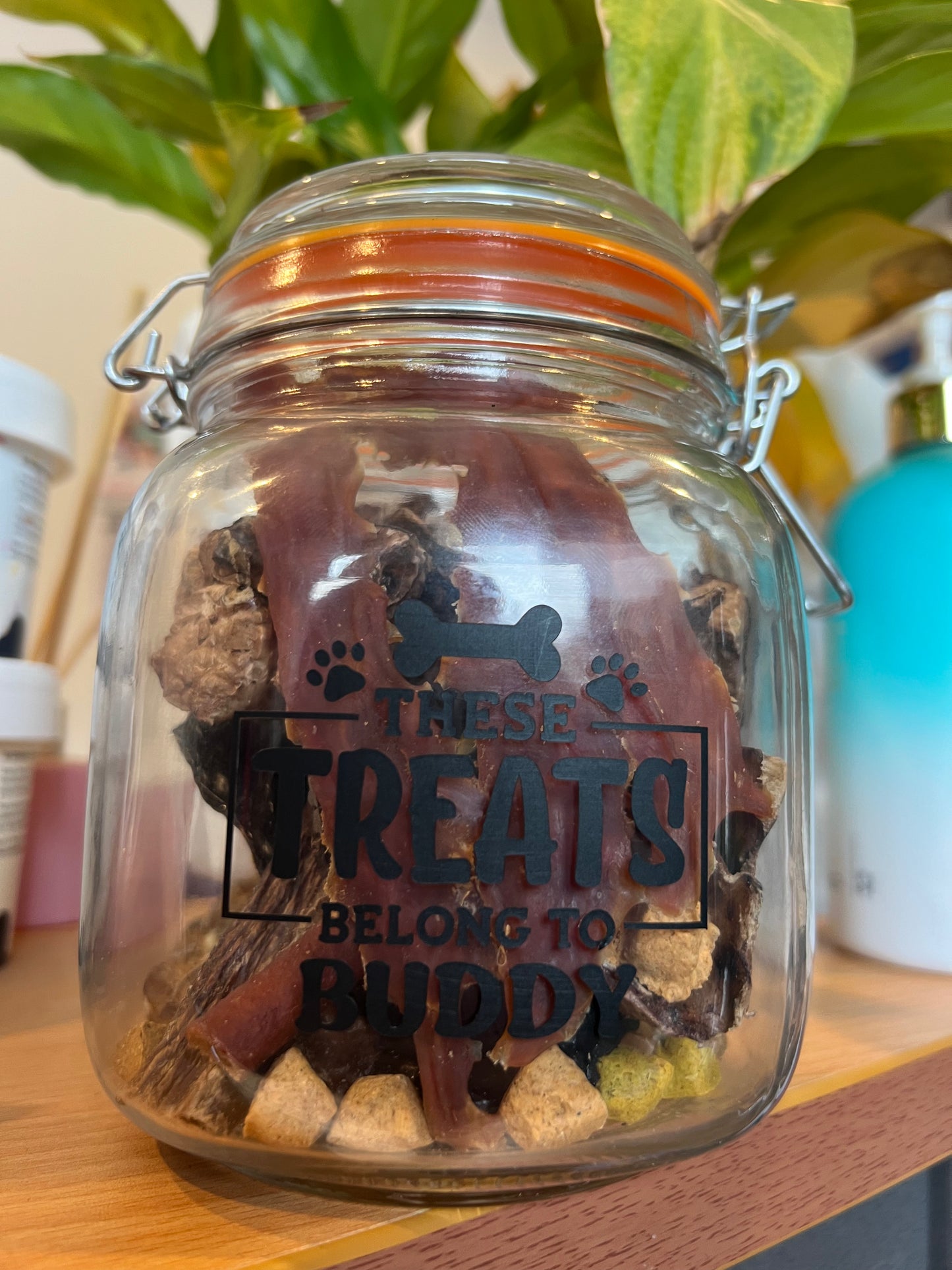 Personalised Dog Treat Jar 💝 GREAT GIFT IDEA 🎁