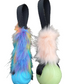 Fluffy ball tug attachments (for bungee handles)
