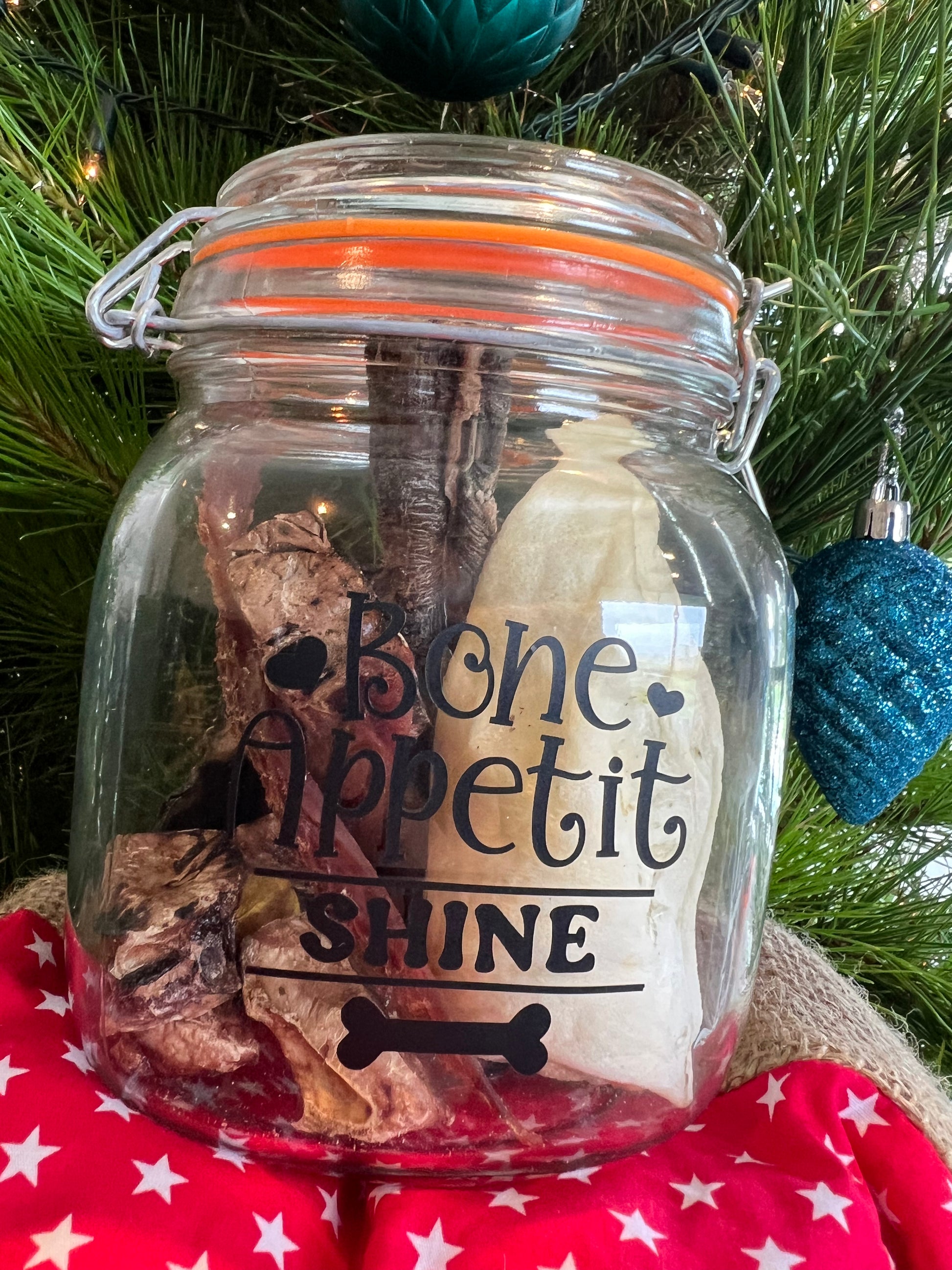 Personalised Dog Treat Jar 💝 GREAT GIFT IDEA 🎁-Animals & Pet Supplies-Shine Canine-Custom Jar only-Image 1-Shine Pets