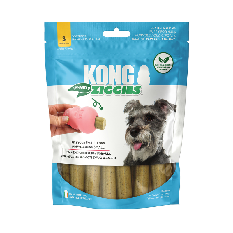 KONG Ziggies Enhanced Dental Dog Treats (fits the Kong!)