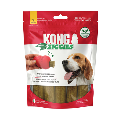 KONG Ziggies Enhanced Dental Dog Treats (fits the Kong!)