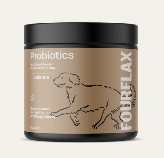 FOURFLAX Probiotics - Dog Supplement-Health-Fourflax Ltd-200gm-Shine Pets