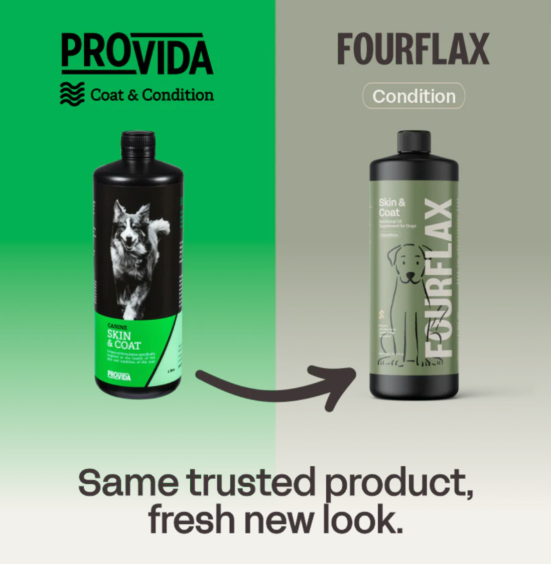 FOURFLAX Skin & Coat - Dog Supplement