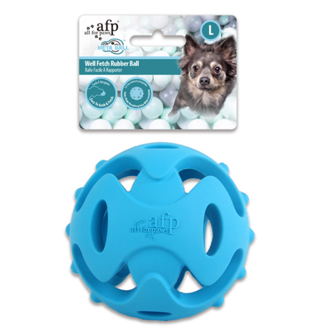 AFP Meta Well Fetch Rubber Ball