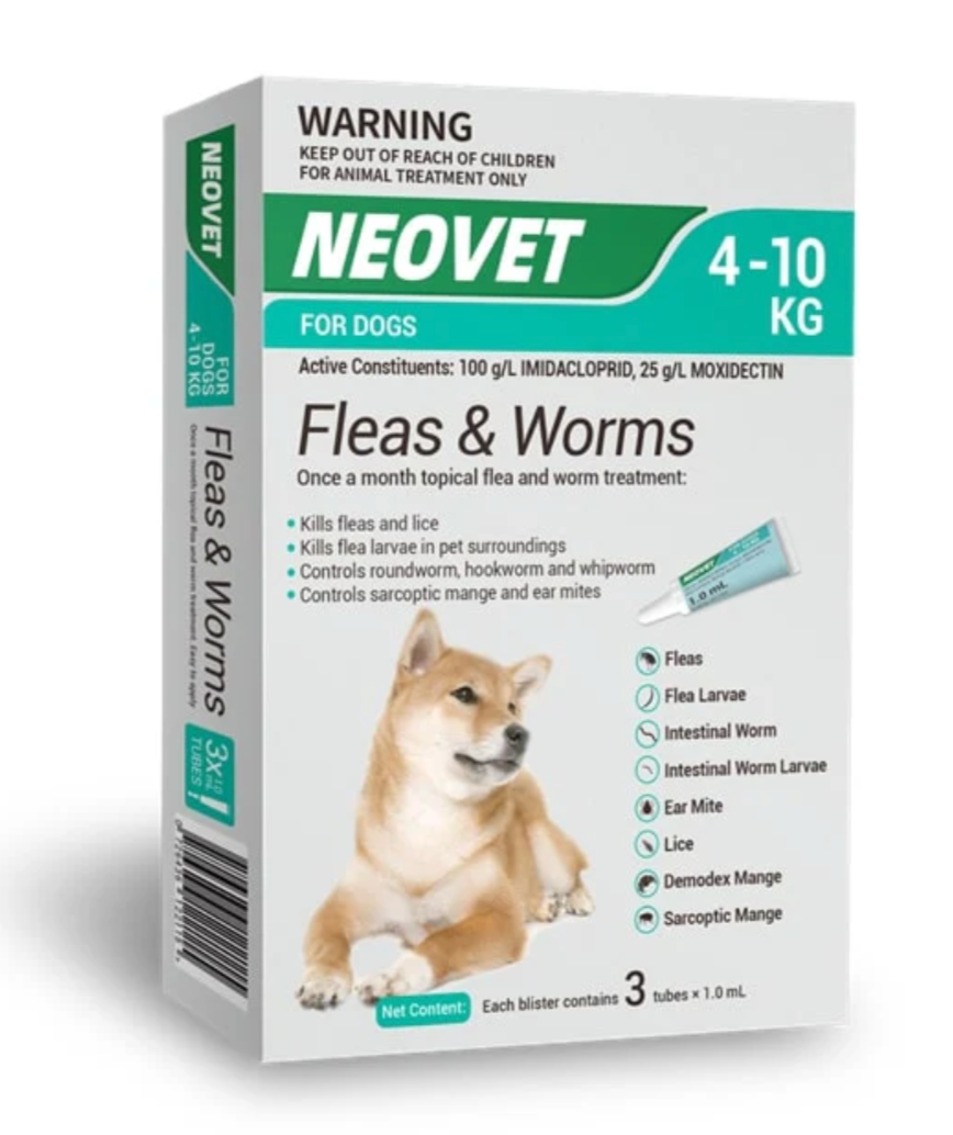 NEOVET Flea/Worm treatment for dogs