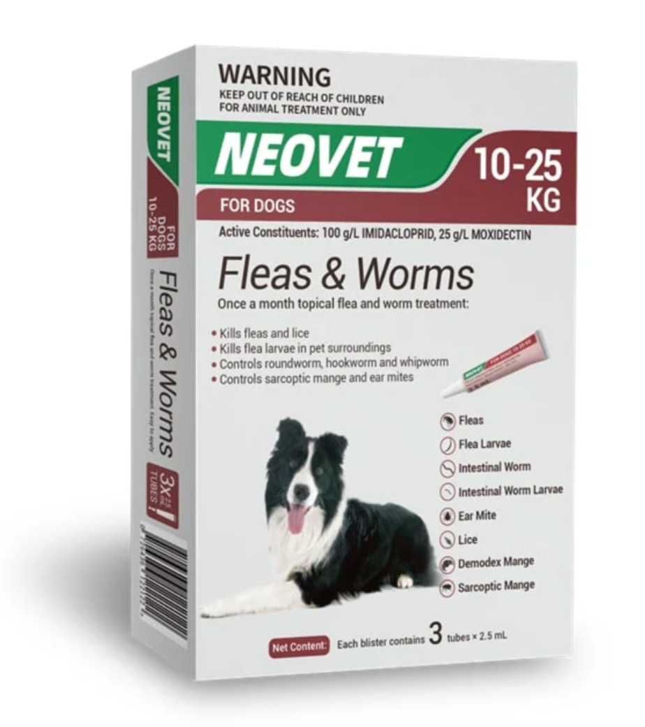 NEOVET Flea/Worm treatment for dogs