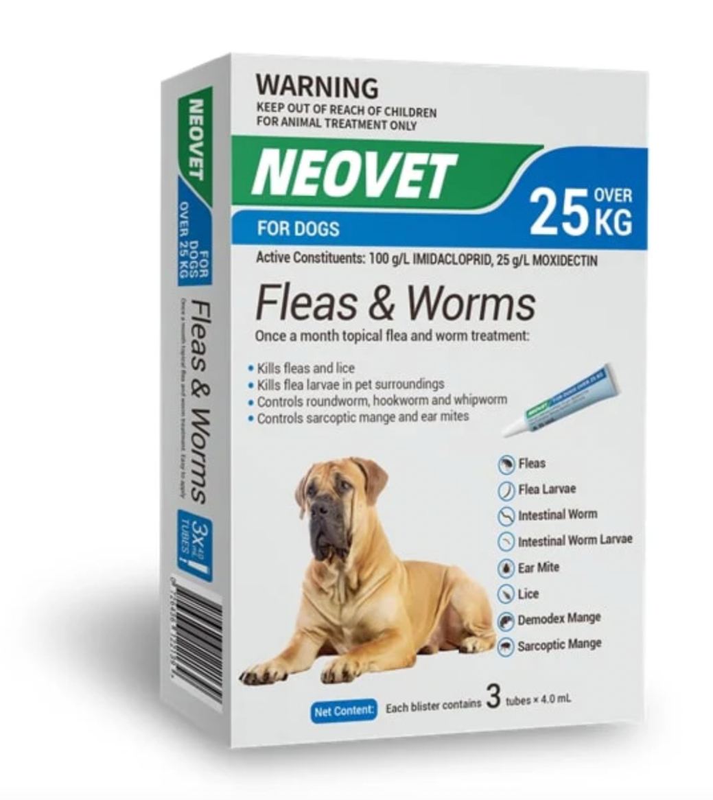 NEOVET Flea/Worm treatment for dogs