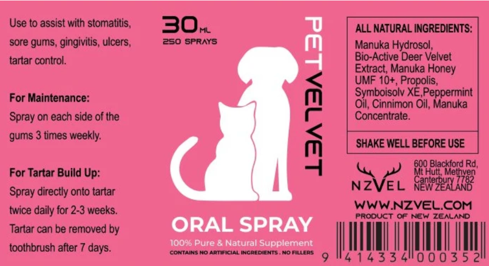 PetVel Oral Spray