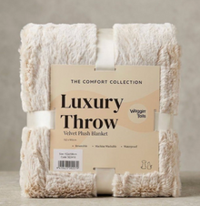 Brooklands Velvet Plush Waterproof Luxury Throw