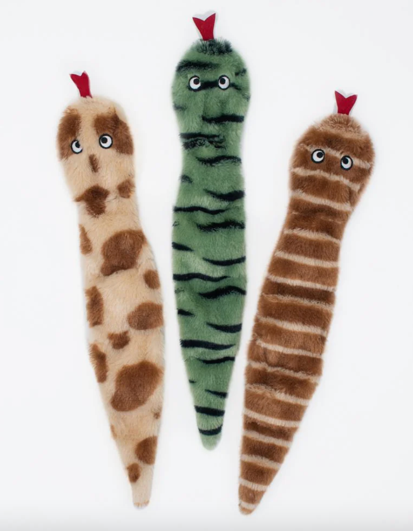 ZippyPaws Skinny Peltz Desert Snakes - 3pack
