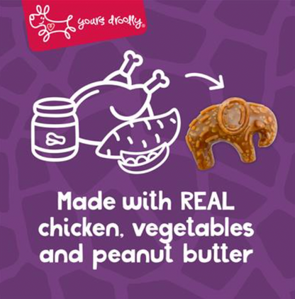 YoursDroolly Animals Variety w/ Chick Paste 4pk