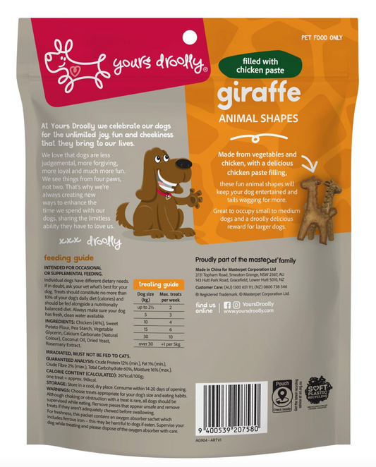 YoursDroolly Giraffes w/ Chick Paste 6pk