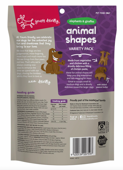 YoursDroolly Animals Variety w/ Chick Paste 4pk
