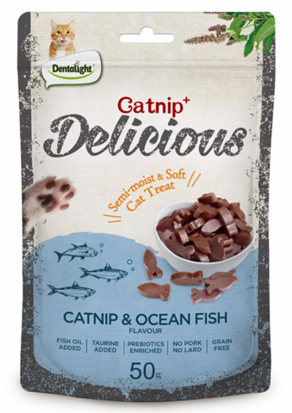 Dentalight Catnip Treats 50g