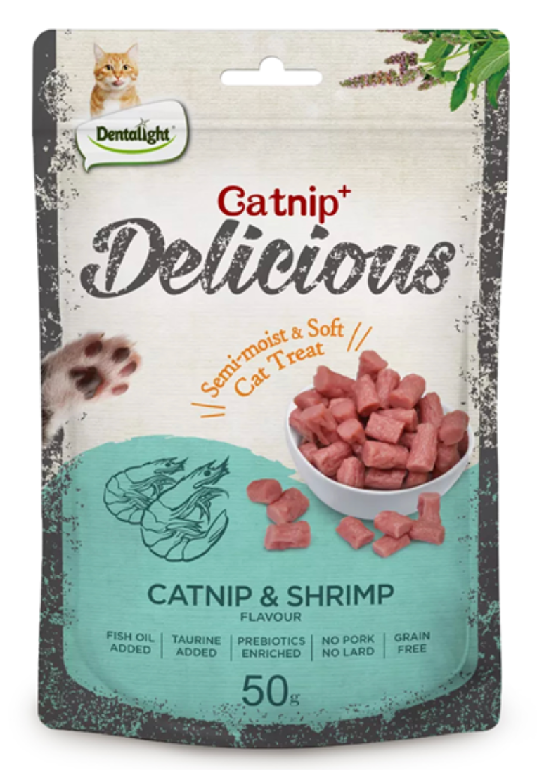 Dentalight Catnip Treats 50g