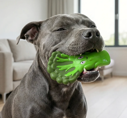 Broccoli Crunch | Happy Staffy Co Chewzilla® Dog Chew Toy
