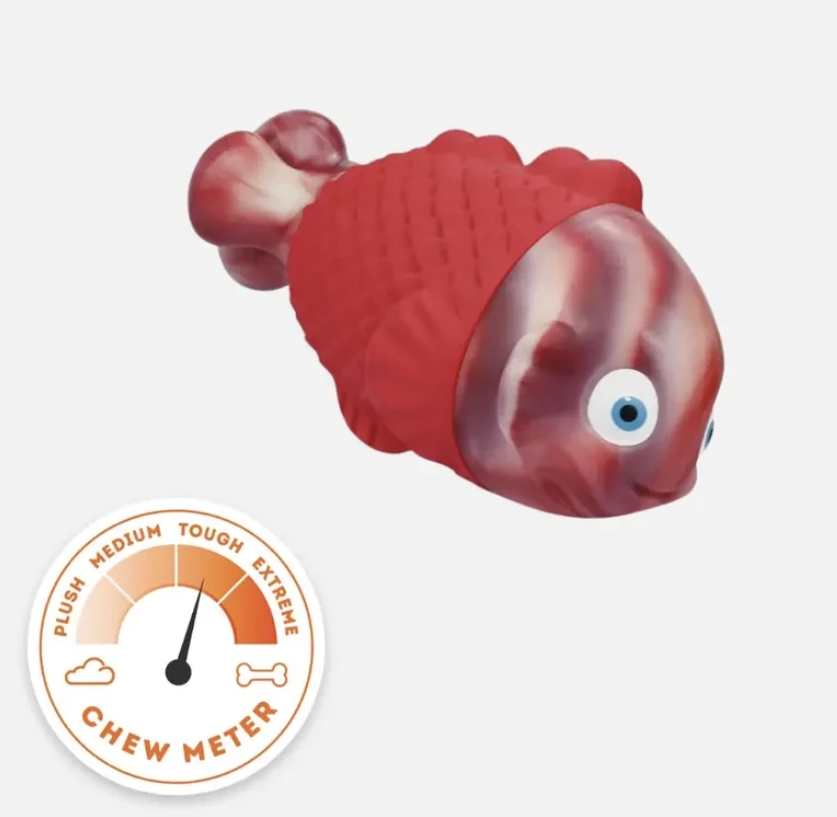 Squeaky Fish | Happy Staffy Co Power Chewers Dog Toy