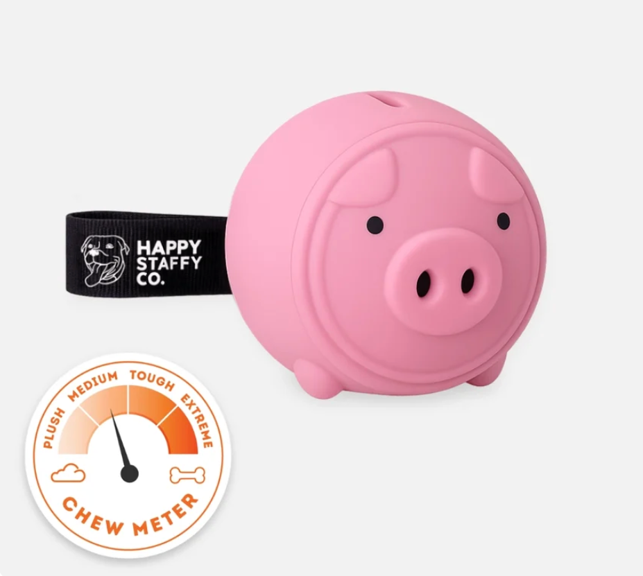 Poppy Pig Treat Dispenser | Happy Staffy Co Dog Enrichment Toy