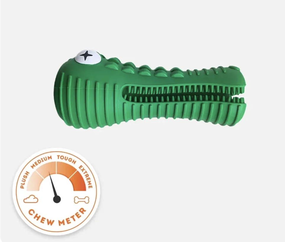 Crocodile Dental Chew | Happy Staffy Co Power Chewers Dog Toy