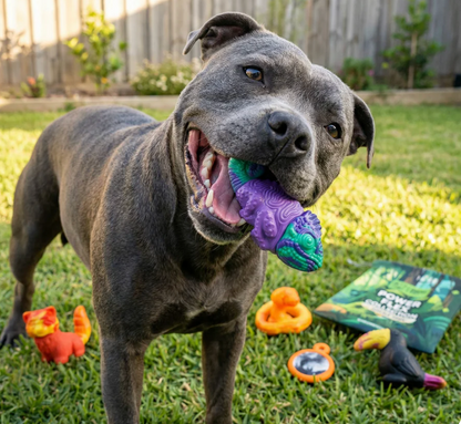 PowerFlex Jungle Trek Collection | Happy Staffy Co Power Chewers 5-Pack