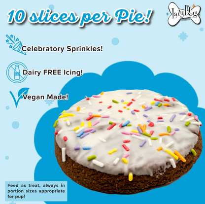 Lazy Dog Pup-Pie Happy Birthday