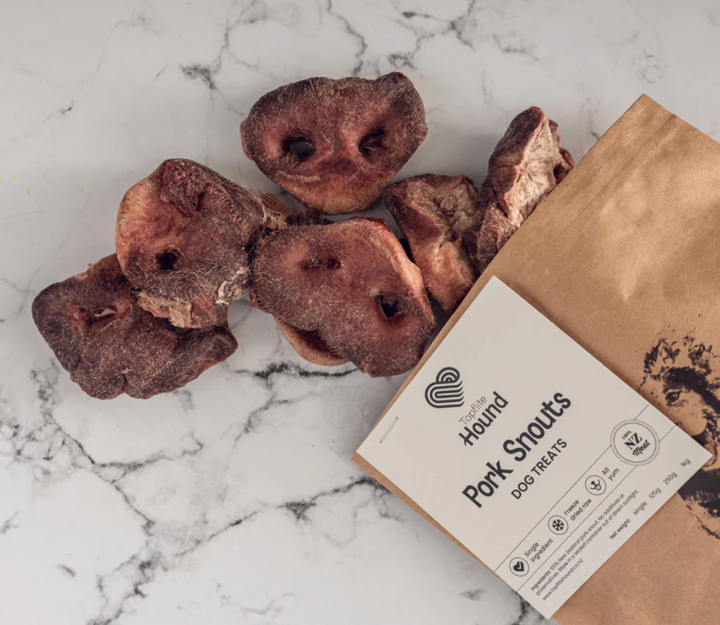 Topflite Hound Pork Snouts (freeze dried)