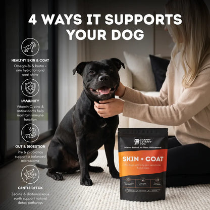 Skin & Coat Dog Supplement | Happy Staffy Co