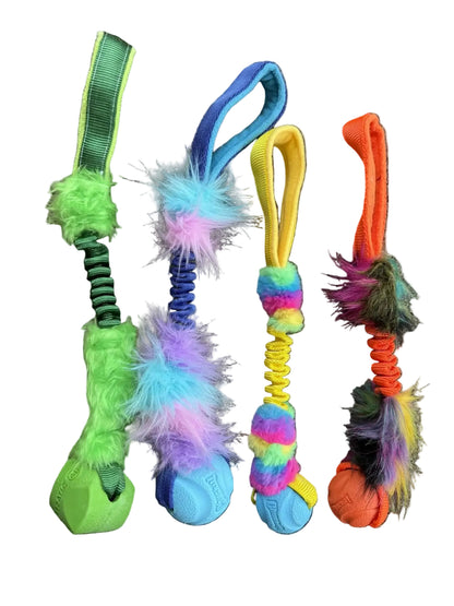 Bungee All-In-One Dog Training Tug Toy – Interactive Reward Toy for Dogs