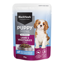 Black Hawk Original Puppy Lamb Wet Dog Food (10x 130gm)