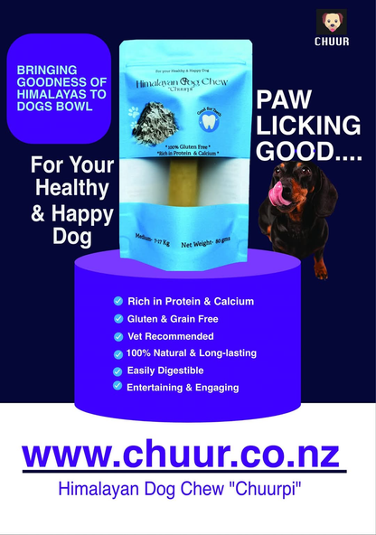 Chuur Himalayan Dog Chew – Natural Yak Milk Chew for Dogs