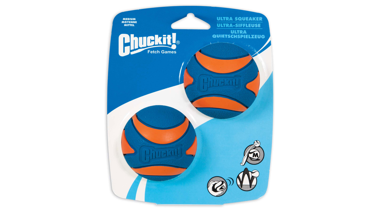 Chuckit ultra squeaker ball deals