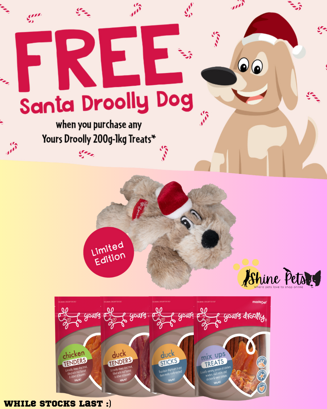 Yours Droolly Chicken Tenders Dog Treats