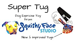 SUPER TUG - Dog exercise toy from Squishy Face Studio
