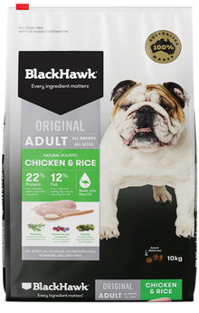 Black Hawk Adult Dog Food - Chicken and Rice-Dog Food-Masterpet-3kg-Shine Pets