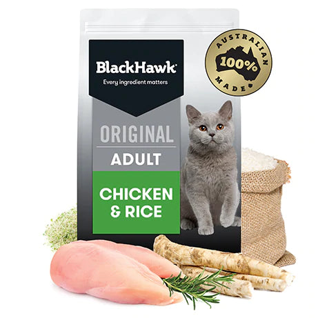 Black Hawk Cat Food - Chicken and Rice