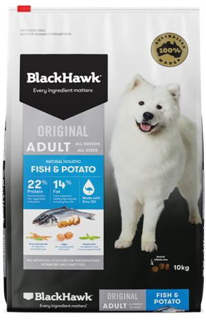 Black Hawk Adult Dog Food - Fish and Potato