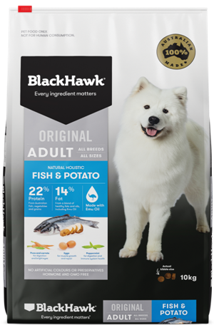 Black Hawk Adult Dog Food - Fish and Potato-Masterpet-3kg-Shine Pets