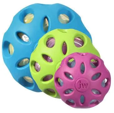 JW Crackle Heads Crackle Ball-Toy-Brooklands-Small 6cm-Shine Pets