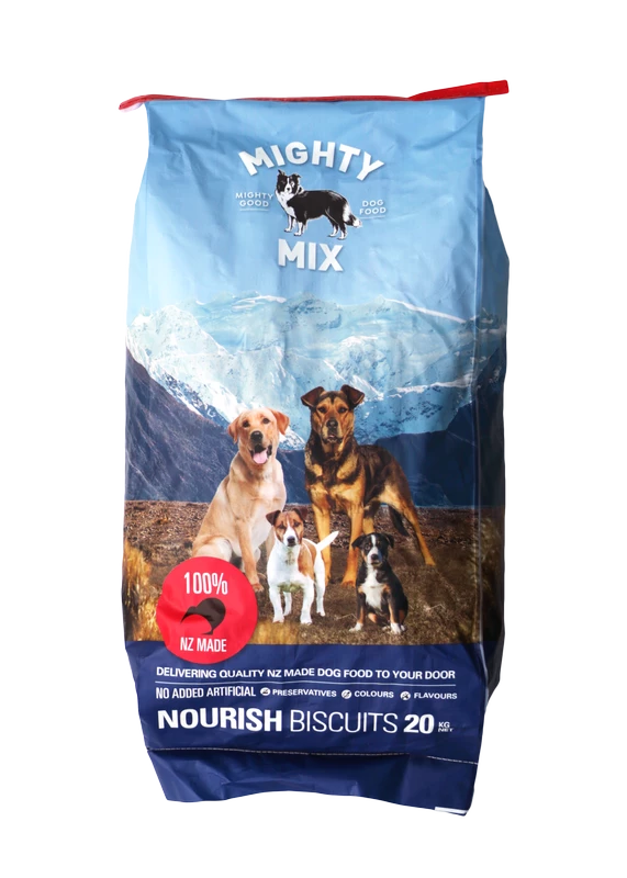 Mighty Mix - Nourish Dog Biscuits *SEE NOTE RE SHIPPING*-Mighty Mix-10kg-Shine Pets