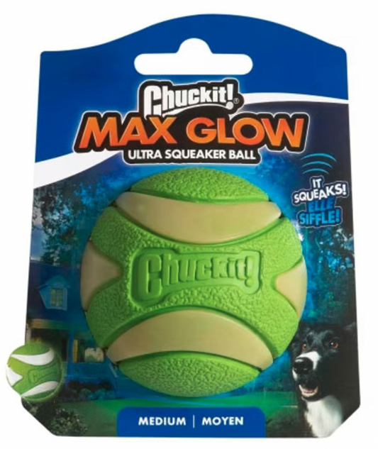 Chuckit! Max Glow Ultra Squeaker-Brooklands-Shine Pets