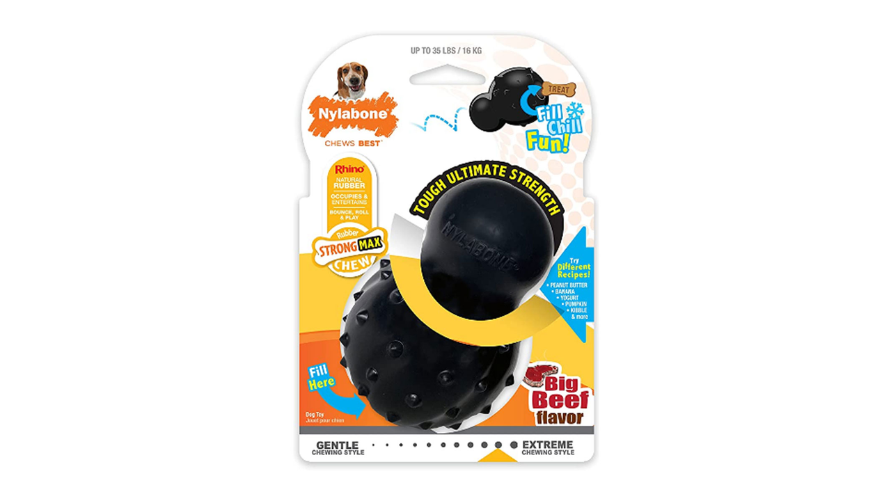 Nylabone Strong Max Chew Stuffable Cone-Chew-Brooklands-Wolf (up to 16kg)-Shine Pets